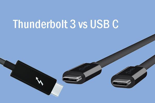 Thunderbolt 3 vs USB C: يبدوان متماثلين ولكنهما مختلفان بشكل كبير