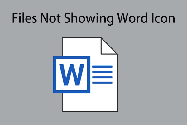 Beheben Sie, dass Docx-Dateien in Windows 10 kein Word-Symbol anzeigen