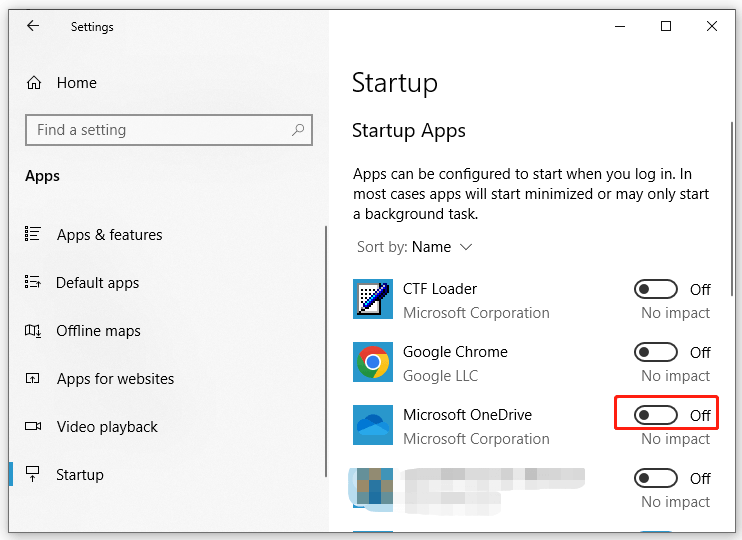   απενεργοποιήστε το Microsoft OneDrive