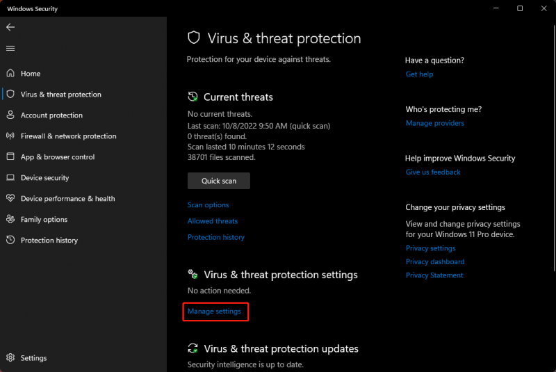 Sådan deaktiverer eller aktiverer du sabotagebeskyttelse på Windows 11?