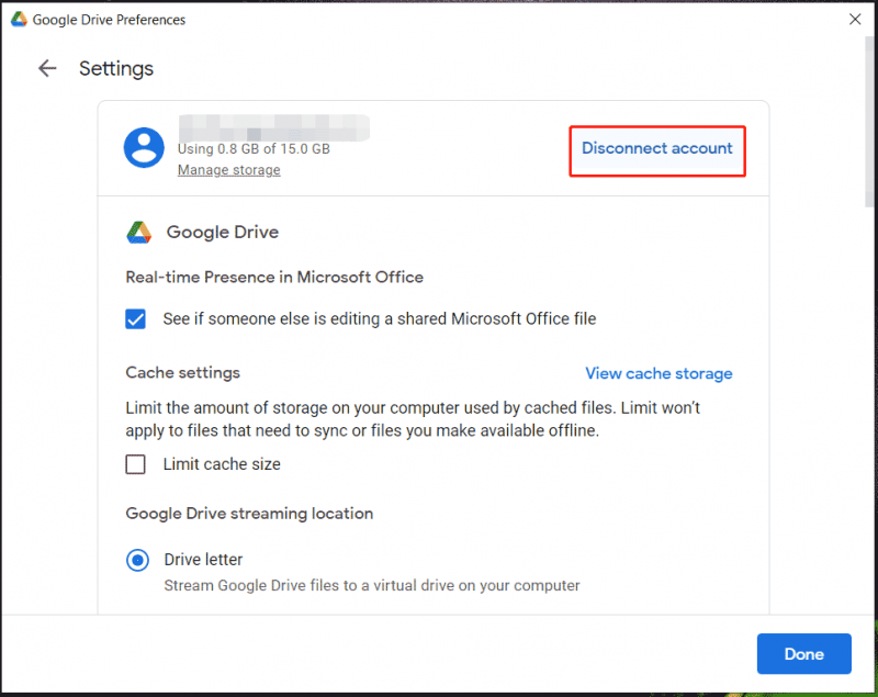 Como desconectar e remover completamente o Google Drive do PC?