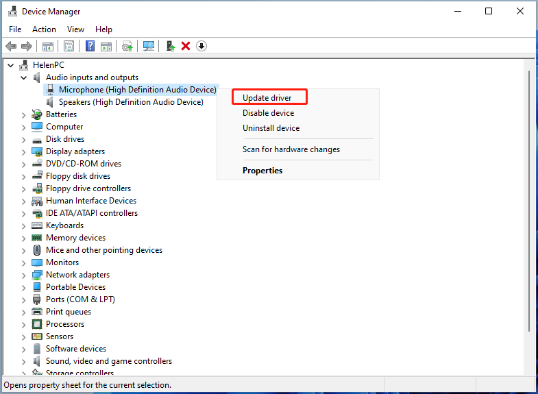 actualizați driverul audio Windows 11