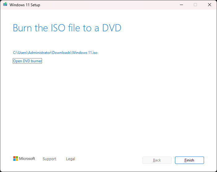   gravar o arquivo ISO em um DVD