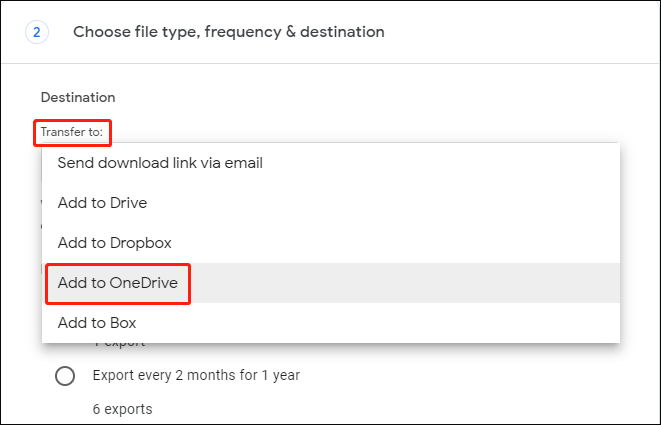   OneDrive இல் சேர் என்பதைத் தேர்ந்தெடுக்கவும்