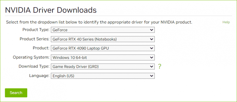   download GPU-stuurprogramma NVIDIA