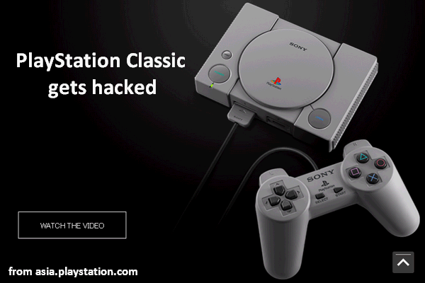 La PlayStation Classic est piratée pour autoriser des jeux supplémentaires