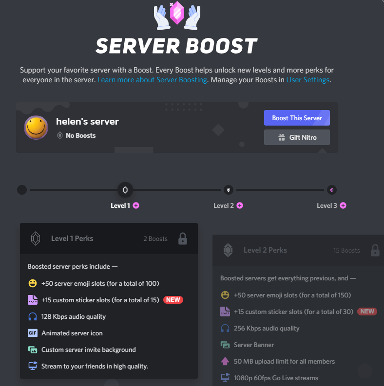 Discord-Server-Boost