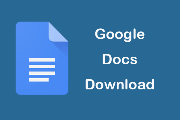 אפליקציית Google Docs או הורדת מסמכים במחשב/נייד