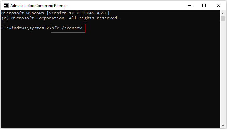   patakbuhin ang System File Checker