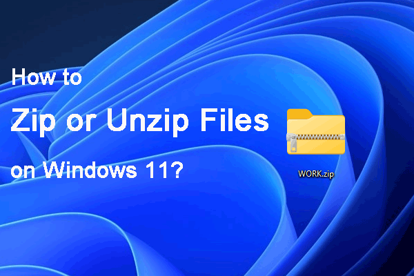 วิธี Zip หรือ Unzip ไฟล์บน Windows 11 โดยใช้ Native Compression