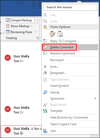 Kako izbrisati ili ukloniti (sve) komentare u programu Microsoft Word?