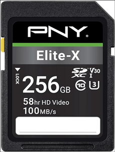   PNY Elite-X SDXC カード