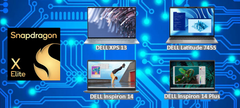   Dell Copilot+ PC-er med Snapdragon X Elite-prosessor