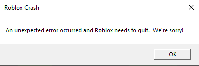 แก้ไข: เกิดข้อผิดพลาดที่ไม่คาดคิดและ Roblox จำเป็นต้องออก