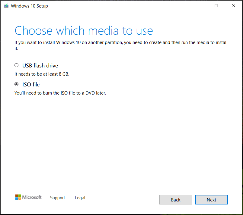Windows 10 Entreprise ISO télécharger Outil de création de média