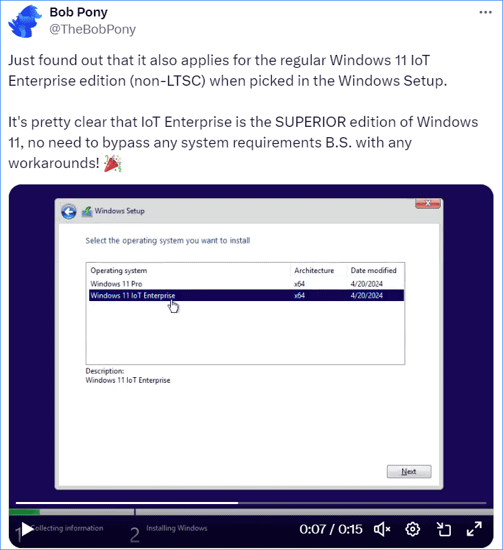   Windows 11 loT Enterprise
