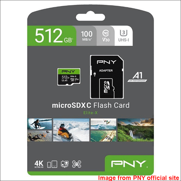   Cartão MicroSD PNY Elite-X