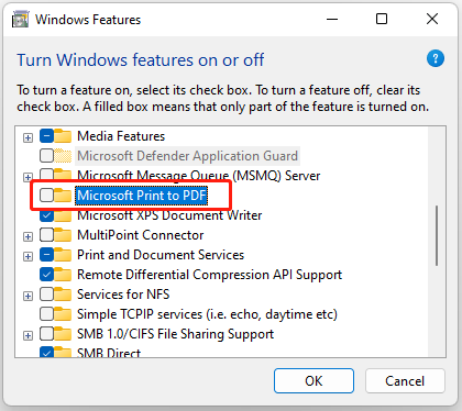 5 つの方法 - Windows 11 10 で見つからない Microsoft Print to PDF を修正する