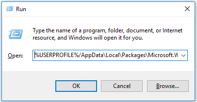 cancellare le risorse di Windows Spotlight