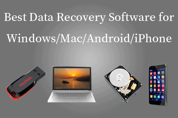 Meilleur logiciel de récupération de données pour Windows/Mac/Android/iPhone