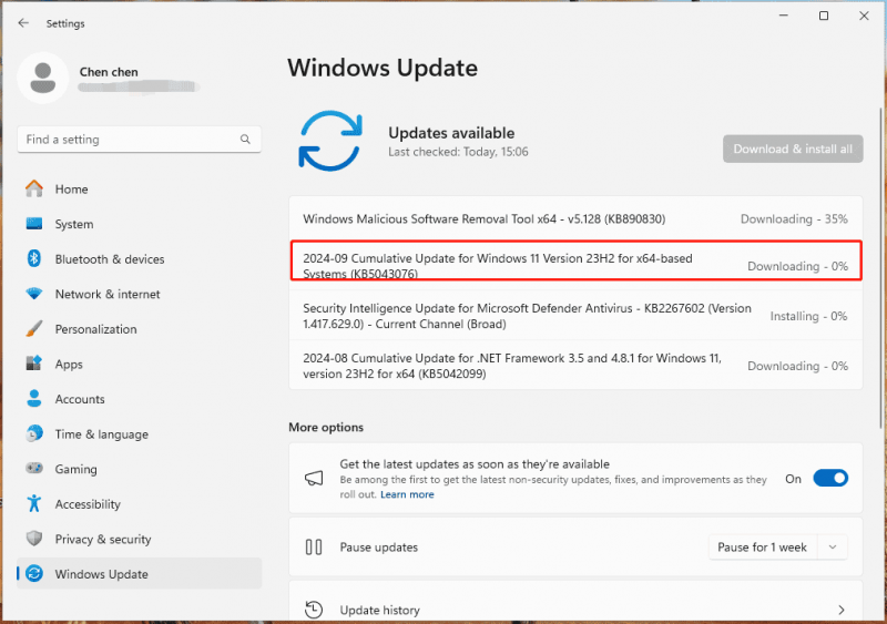 Windows 11 KB5043076 Mga Bagong Feature, I-download at Hindi Ini-install