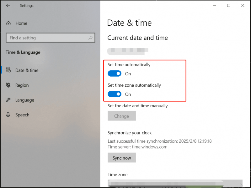   Defina a data e a hora corretamente Windows 10