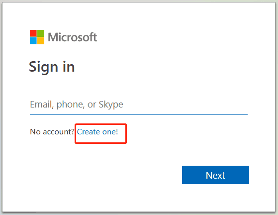   maak een nieuw OneDrive-account