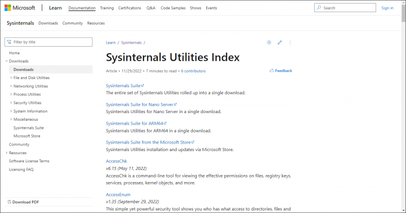 Sysinternals Stáhnout | Co je Windows Sysinternals? Vysvětleno!