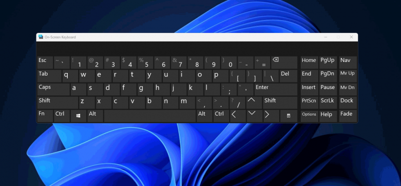 ¿Cómo usar el teclado en pantalla en Windows 11/10/8/7? [Consejos sobre miniherramientas]