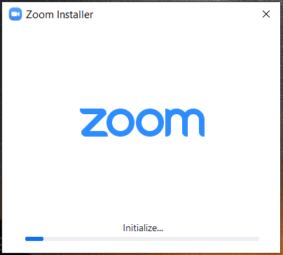   Programma di installazione dello zoom