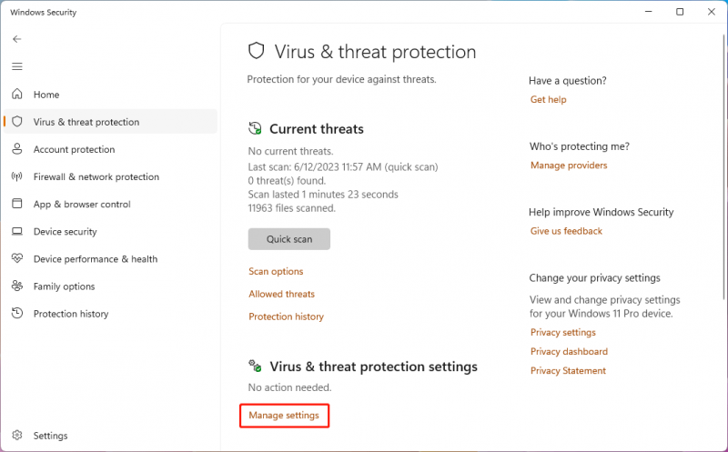 Πώς να απενεργοποιήσετε την προστασία σε πραγματικό χρόνο στην ασφάλεια των Windows;