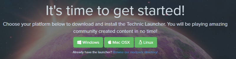 Kuidas Technic Launcherit Windows Mac Linuxis alla laadida?