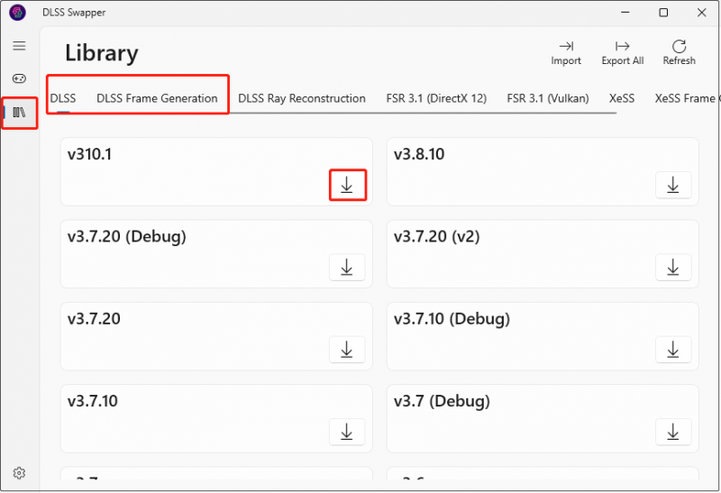   Faça o download da versão mais recente do DLSS e DLSS Frame Generation