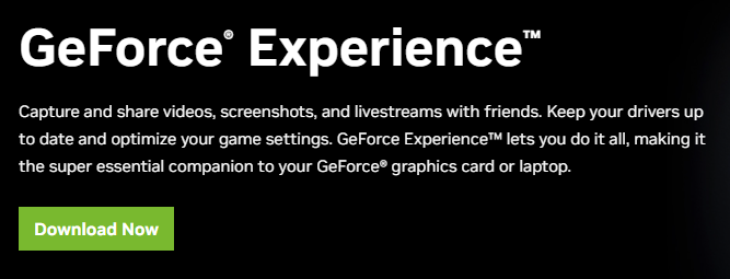   télécharger l'expérience GeForce