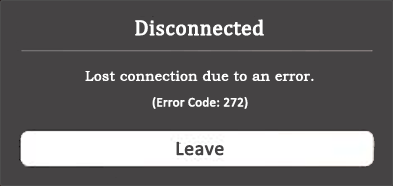 Parhaat korjaukset Roblox Error Code 272:lle Windows 10:ssä