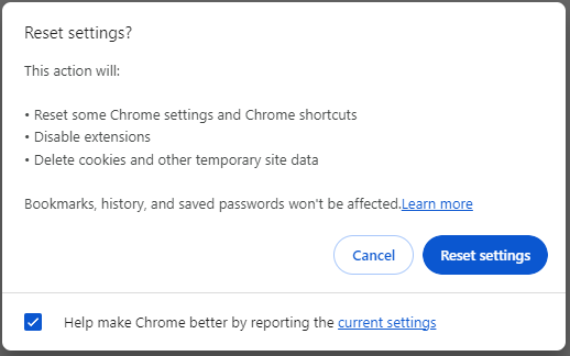   excluir chaves de registro relacionadas ao Chrome