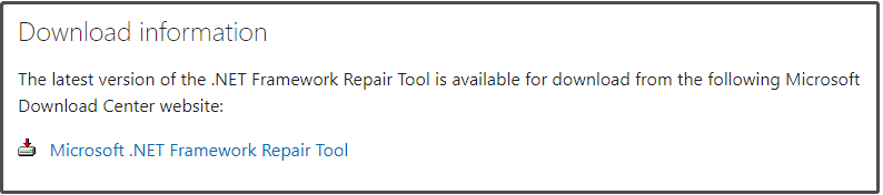   download reparationsværktøjet