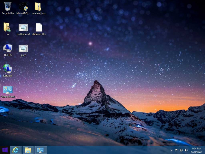   ธีม Windows 8 Matterhorn