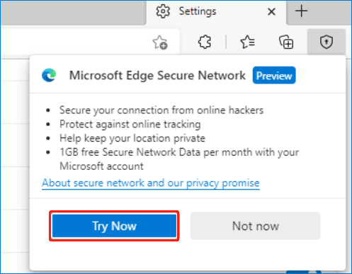 Wat is Microsoft Edge Secure Network? Hoe inschakelen en gebruiken?