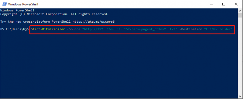 Guia sobre como baixar arquivos usando PowerShell no Windows