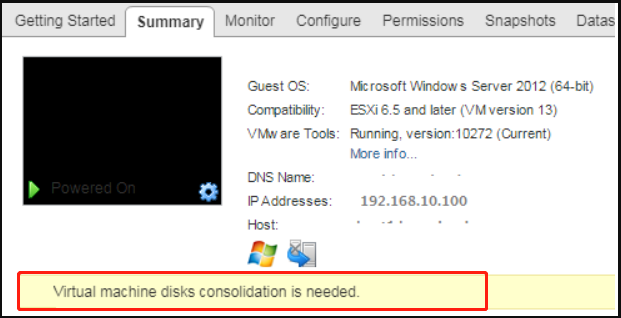 [Corregit] VMware: es necessita la consolidació de discos de màquines virtuals