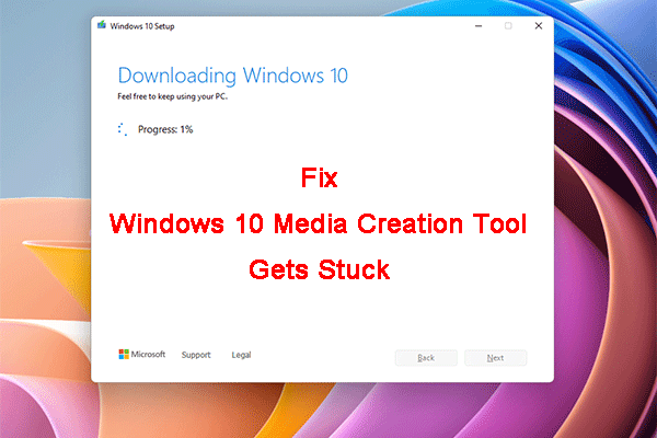 [FIXAT] Windows 10 Media Creation Tool har fastnat