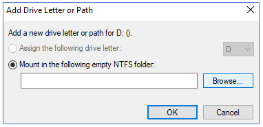 montați cardul SD în folderul NTFS