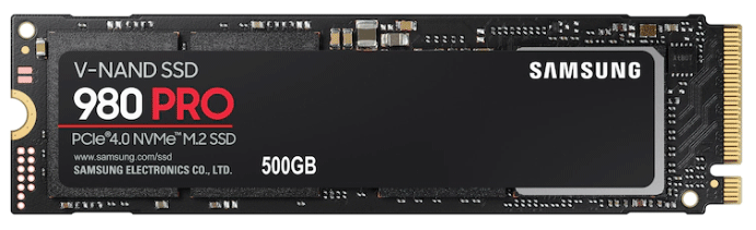 SSD 980 PRO PCIe 4.0 NVMe 500 GB