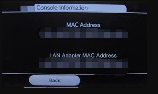 Địa chỉ MAC của Wii