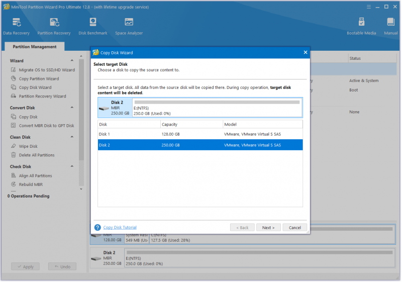   Αλλαγές αναθεώρησης του MiniTool Partition Wizard