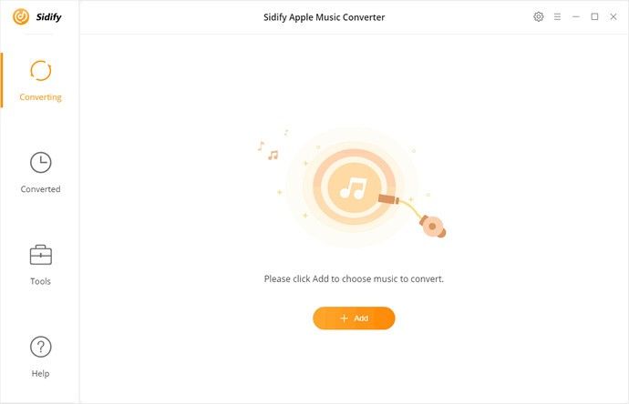 interface do Sidify Apple Music Converter para Windows