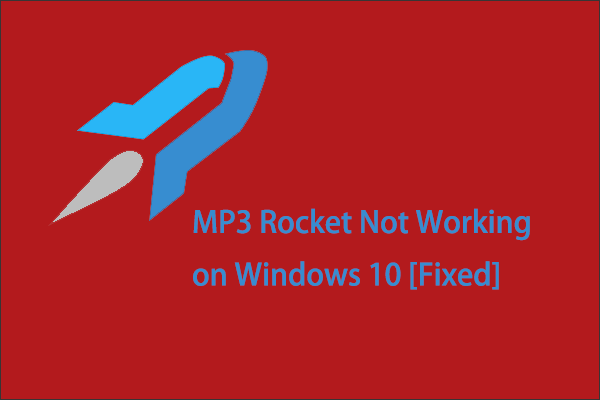 MP3-raketti ei toimi