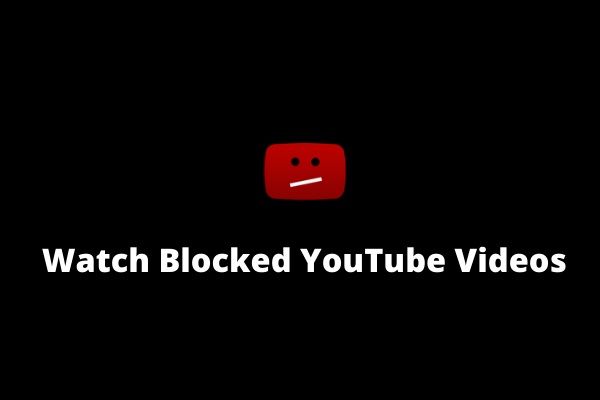 vaadata blokeeritud YouTube