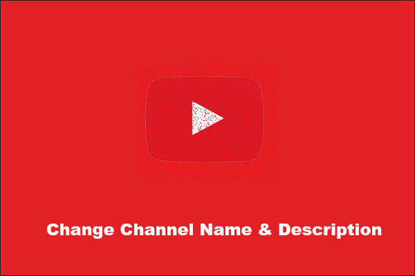 comment changer la vignette du nom de la chaîne youtube